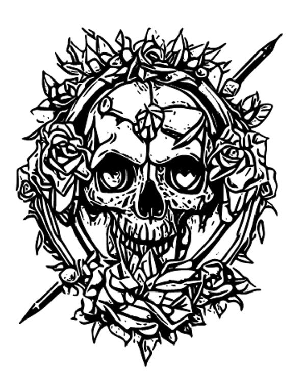 Frauen Pullover Totenkopf 17