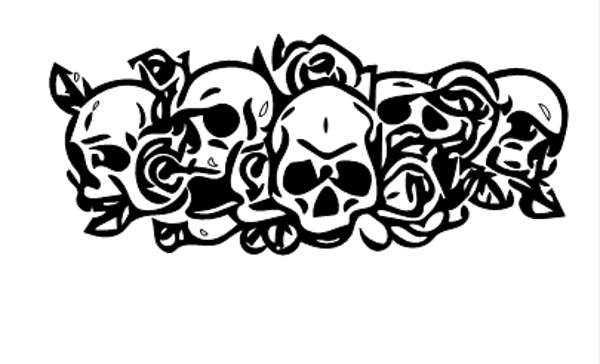 Frauen Pullover Totenkopf 20