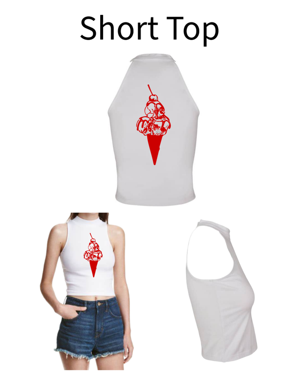 Turtleneck Short Top Eis 1