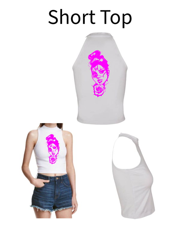 Turtleneck Short Top Frau 5