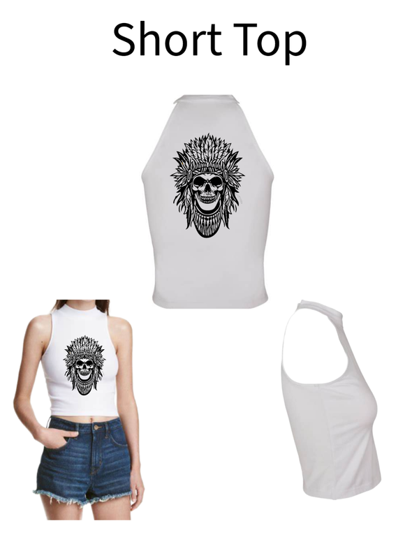 Turtleneck Short Top Indianer 1