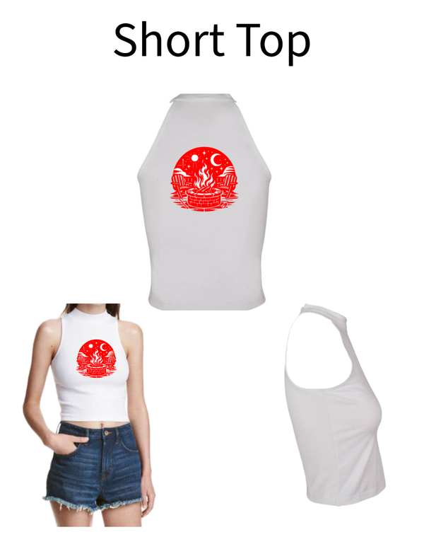 Turtleneck Short Top Lagerfeuer 1