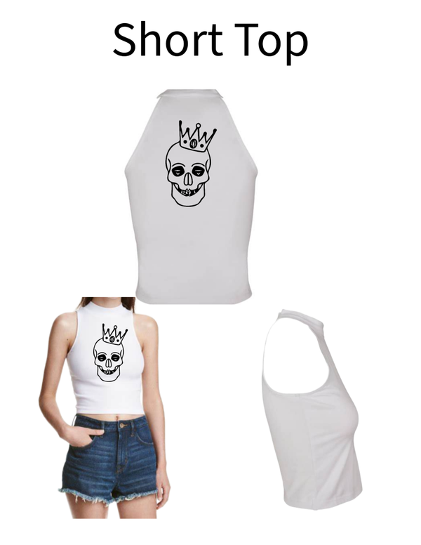 Turtleneck Short Top Totenkopf 11