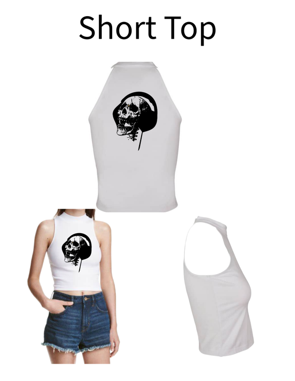 Turtleneck Short Top Totenkopf 28