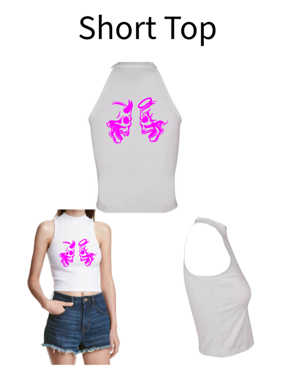 Turtleneck Short Top Totenkopf 31