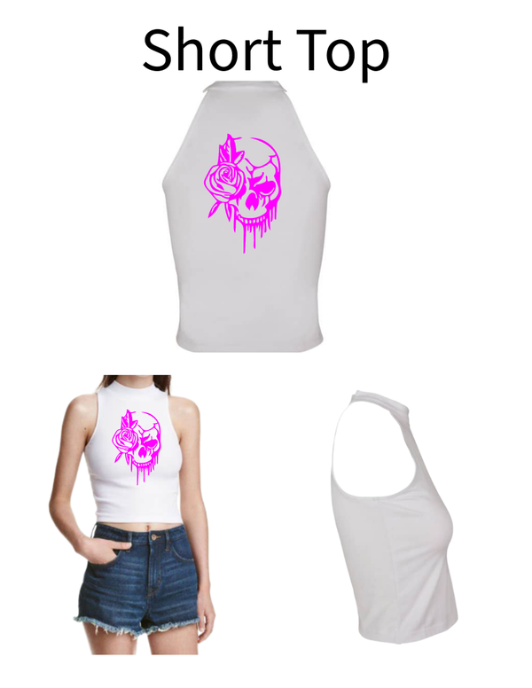 Turtleneck Short Top Totenkopf 5