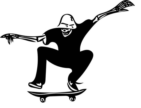 Neckholder Top Skelett Mensch 2