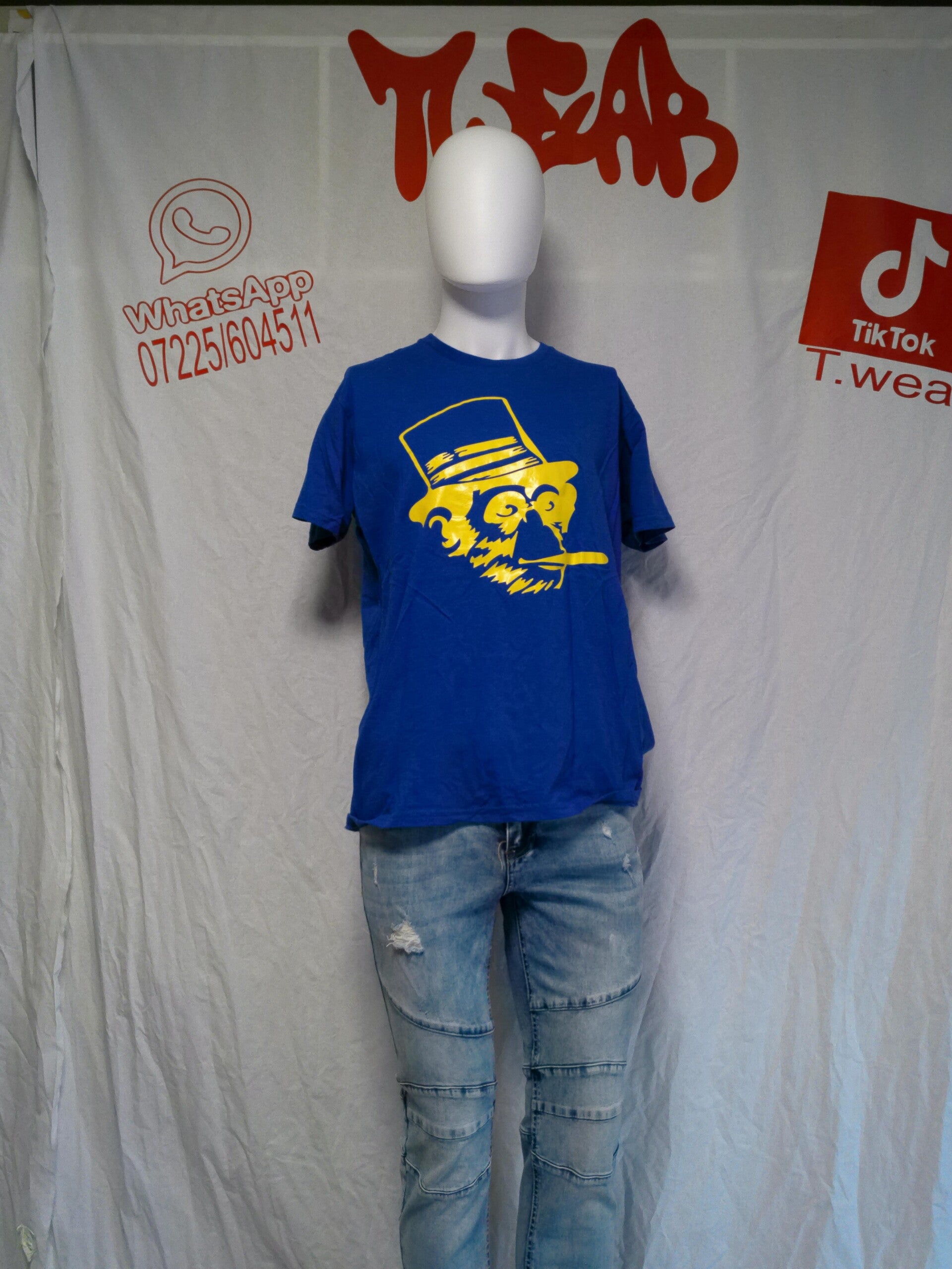 Frauen T-Shirt Affe 1
