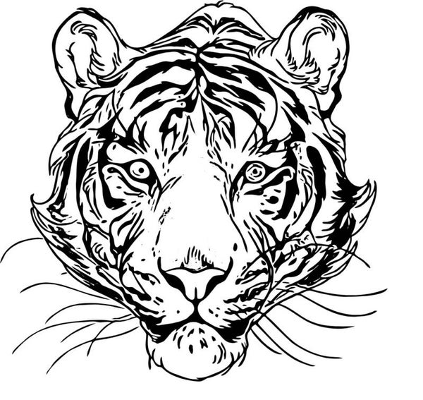 Frauen T-Shirt Tiger 1