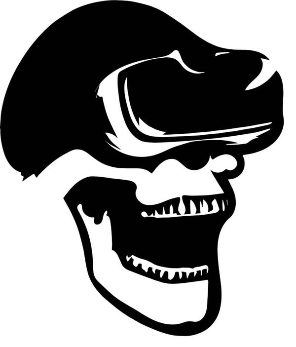 Turtleneck Short Top Totenkopf 1