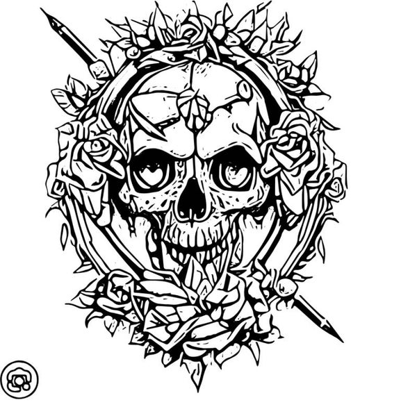 Turtleneck Short Top Totenkopf 17