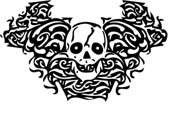 Neckholder Top Totenkopf 4