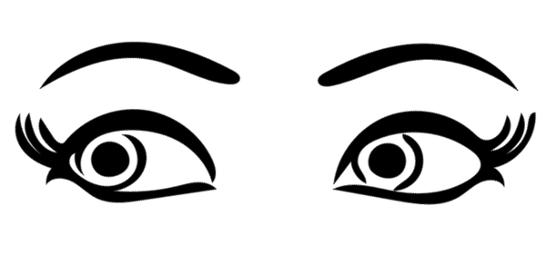 Herren T-Shirt Augen auf der Brust 19