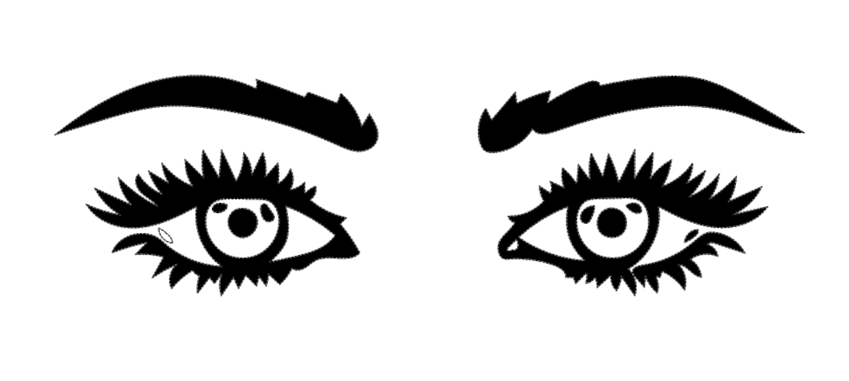 Herren T-Shirt Augen auf der Brust 20