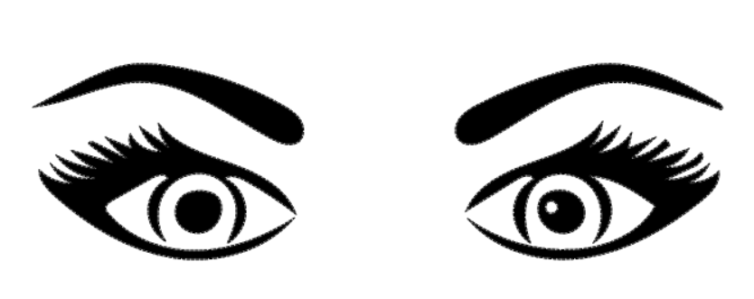 Herren T-Shirt Augen auf der Brust 23