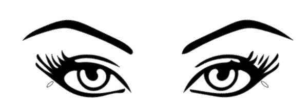 Herren T-Shirt Augen auf der Brust 29