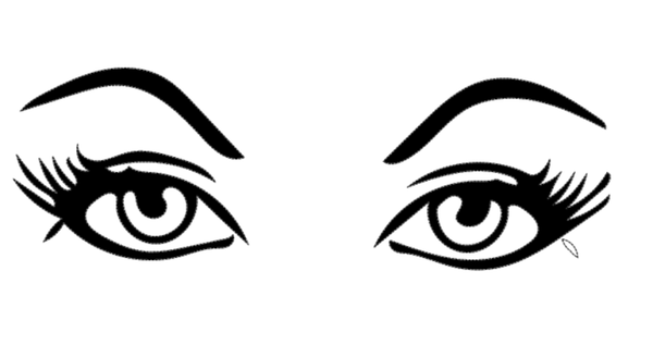 Herren T-Shirt Augen auf der Brust 30
