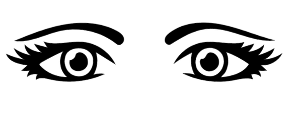 Herren T-Shirt Augen auf der Brust 35