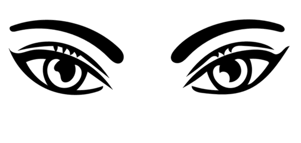 Herren T-Shirt Augen auf der Brust 43