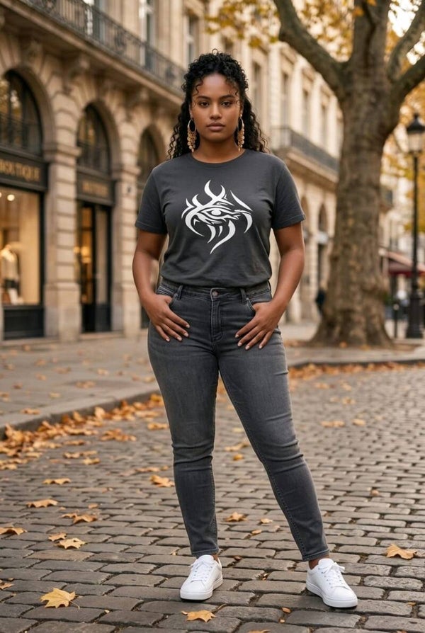 Frauen T-Shirt Ein Auge 1