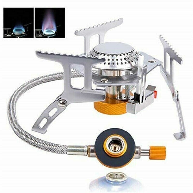 Portable Compact Gas Burner Fishing Outdoor Cooking Camping Cook Stove small