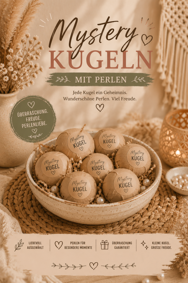 Mystery Kugeln - Perlen für Armbänder und Ketten