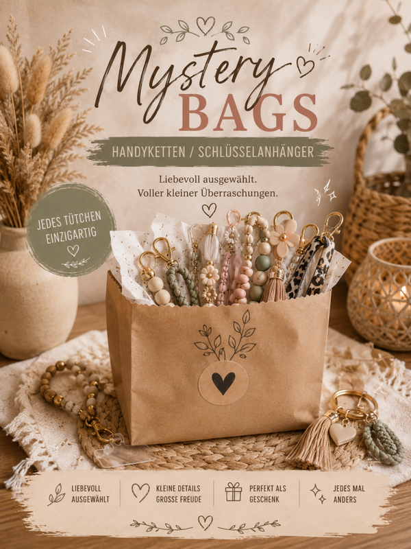 Mystery Bag - Handyketten / Schlüsselanhänger