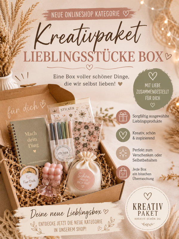 Kreativpaket Lieblingsstücke Box