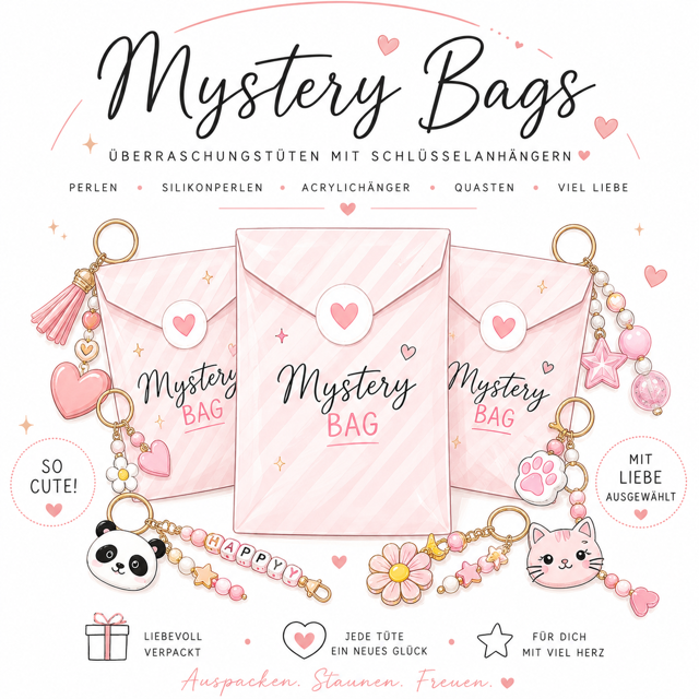Mystery Bag - Handyketten / Schlüsselanhänger
