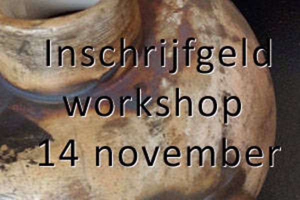 Inschrijfgeld workshop 14 november