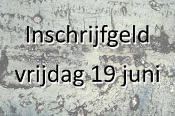 Inschrijfgeld 19 juni