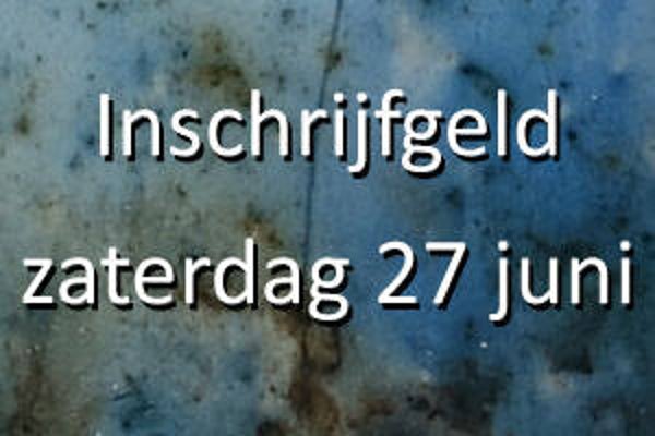 Inschrijfgeld 27 juni