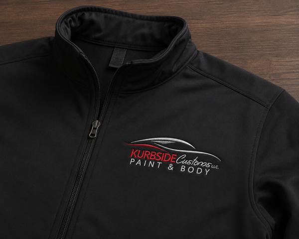 Custom Embroider hard shell jacket