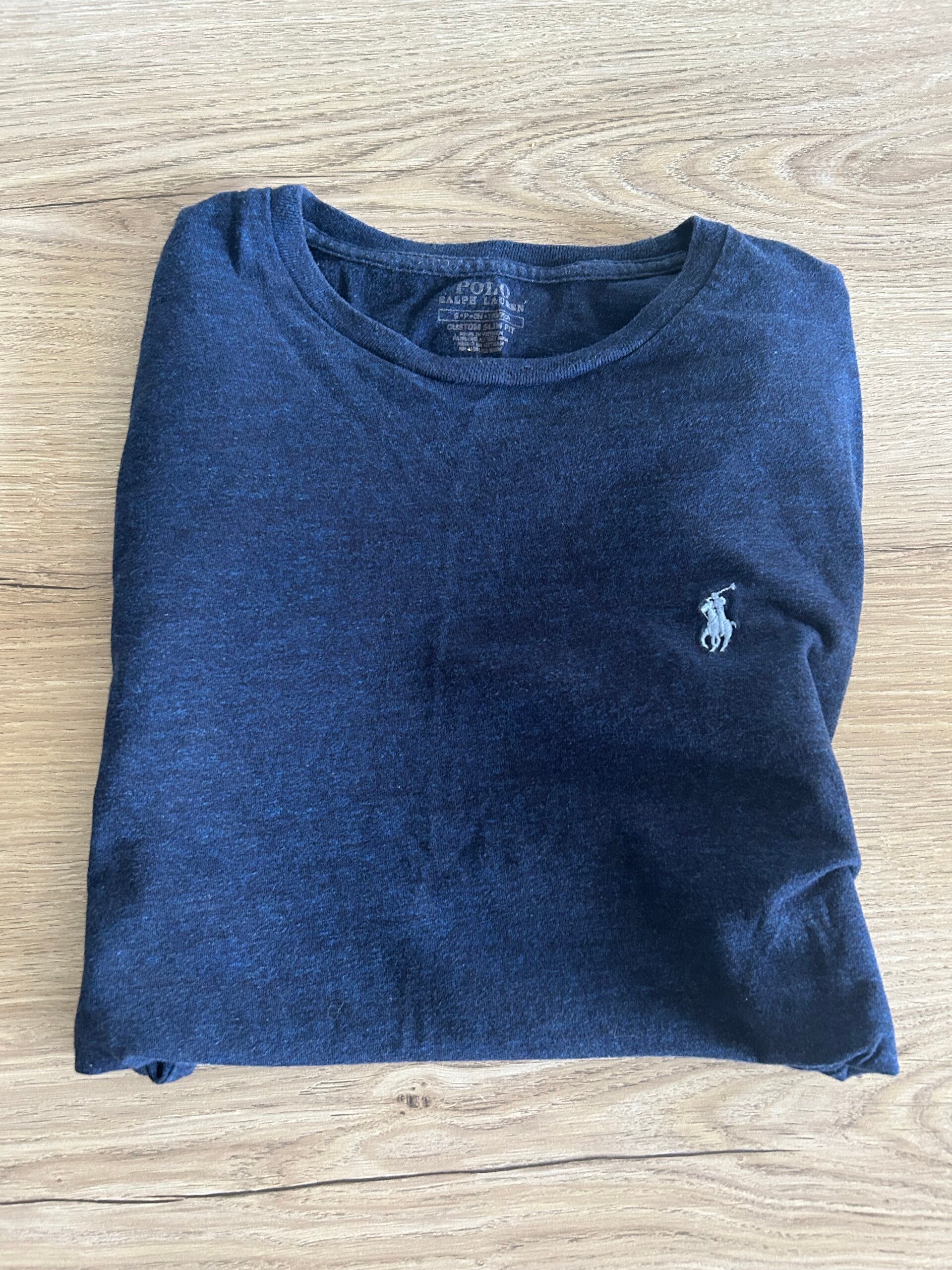 Polo Ralph Lauren Custom Slim Fit T-shirt navy blue size M
