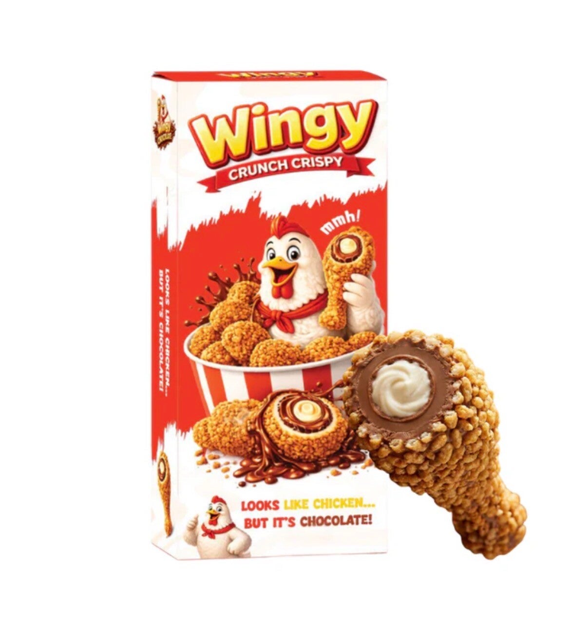 Wingy Crunch Kip Chocolade