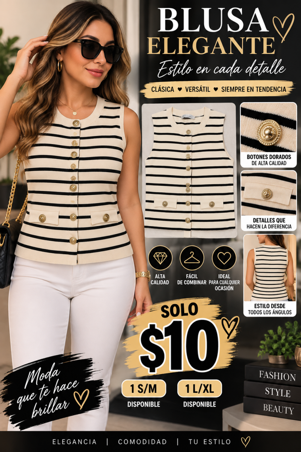 Blusa elegante