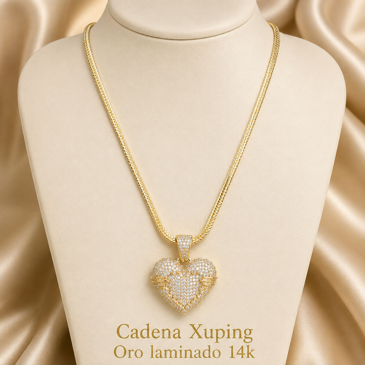 Cadena con dije corazon