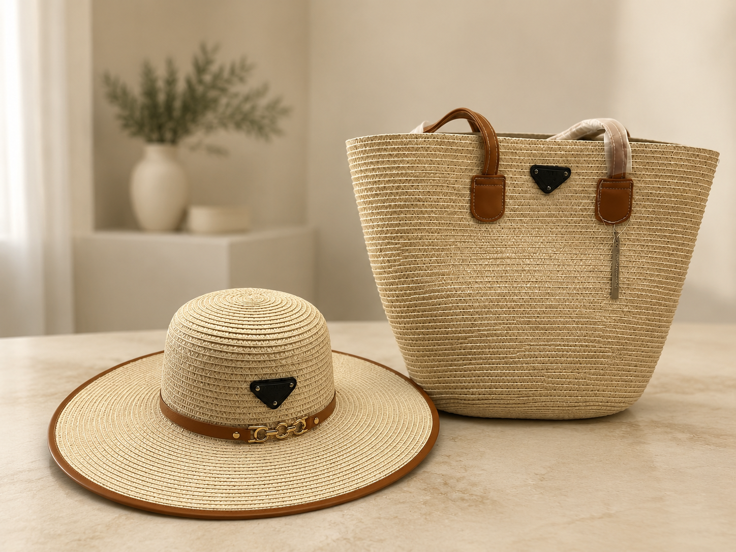 Set de sombrero y cartera
