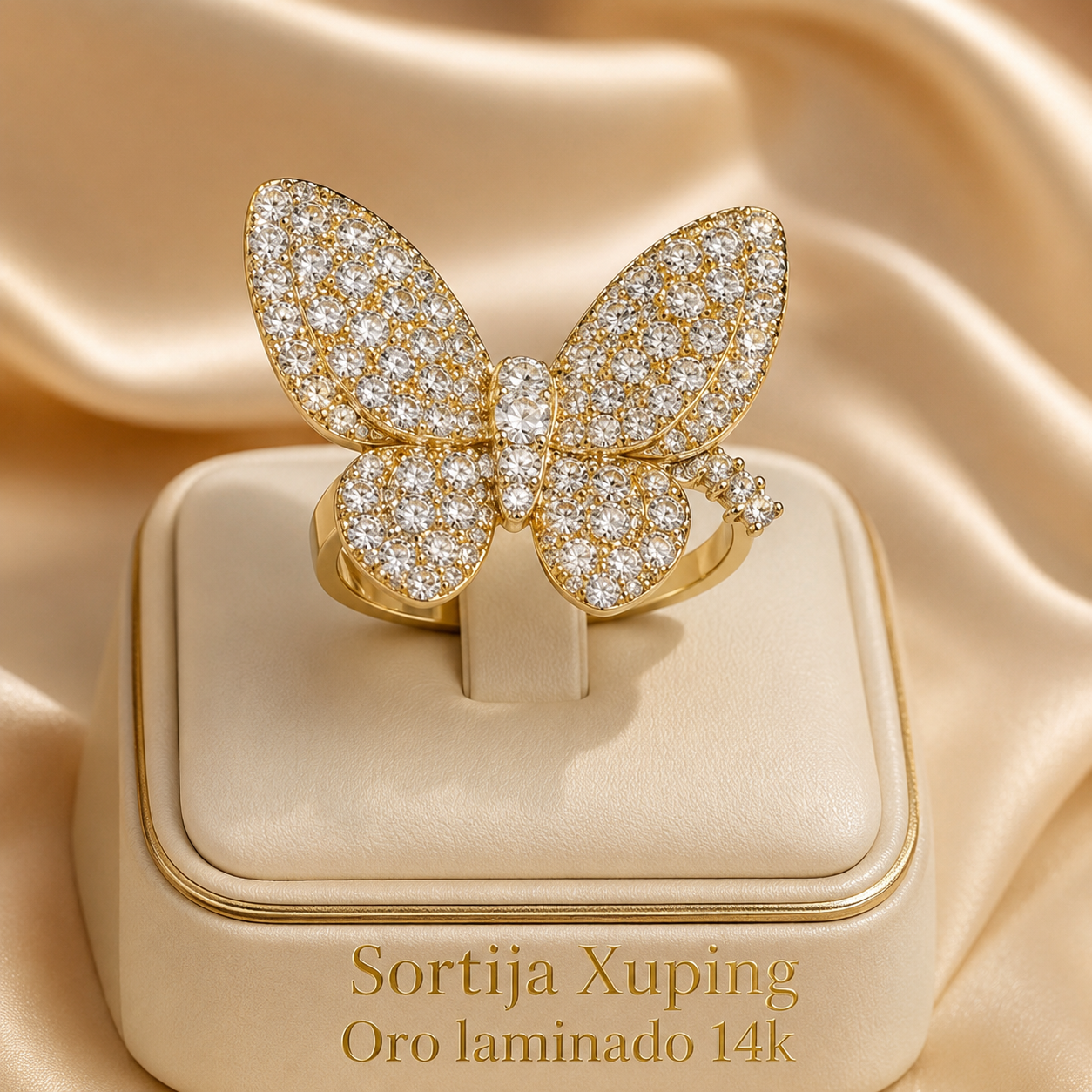 Sortija estilo mariposa