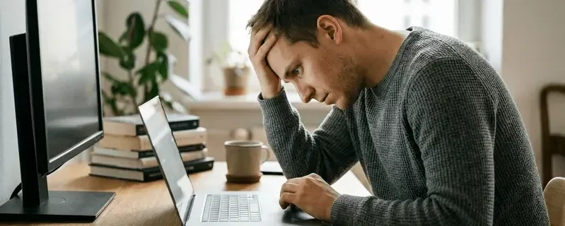 Monitor Höhe einstellen gegen Nackenschmerzen