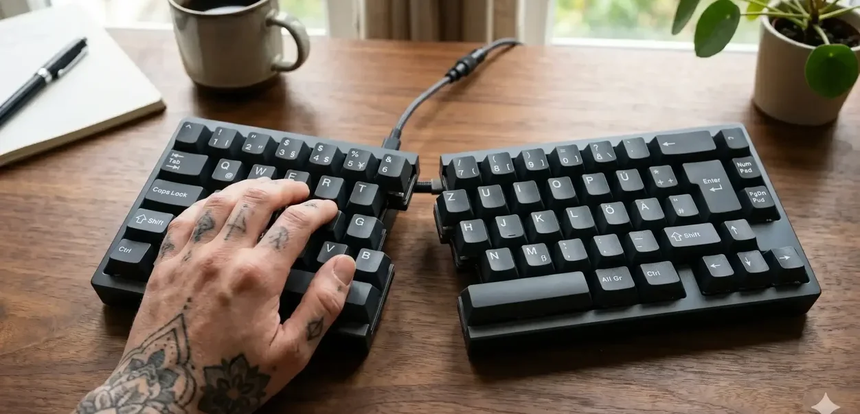 Beste ergonomische Tastatur für Vielschreiber