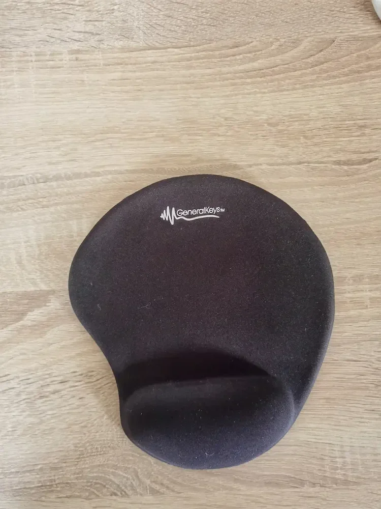 Draufsicht auf die nutzbare Fläche des GeneralKeys Gel-Mauspads
