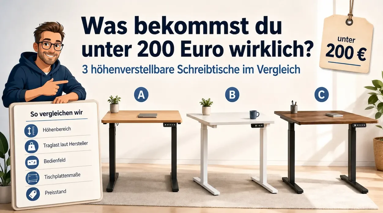 Schreibtische unter 200 Euro