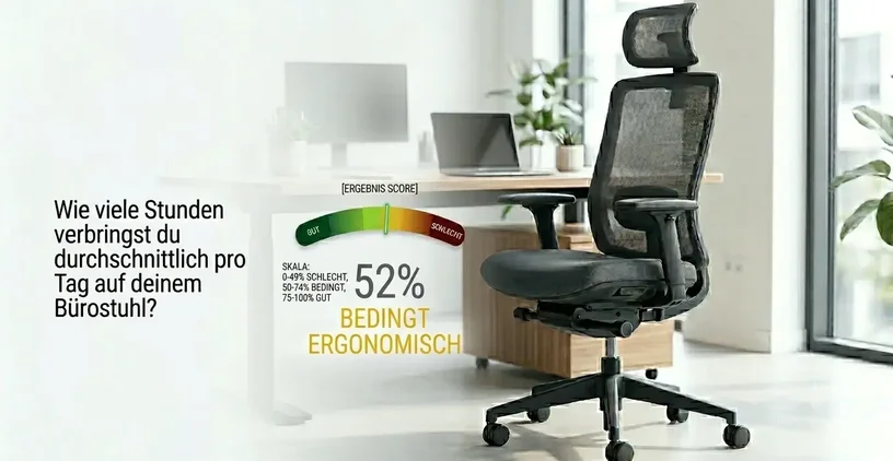Die ultimative Bürostuhl Ergonomie Analyse