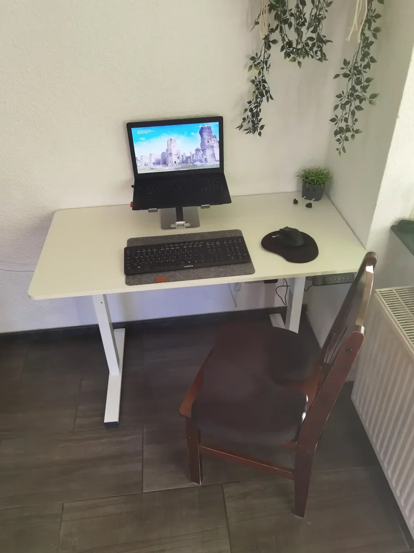 SANODESK FQ2 im Homeoffice-Hero-Praxistest als höhenverstellbarer Schreibtisch unter 200 Euro