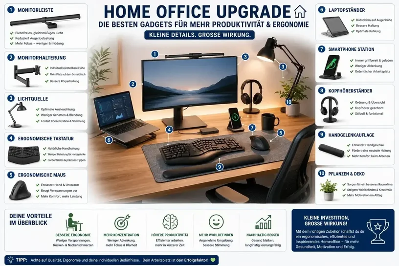 5 clevere Homeoffice Gadgets für mehr Produktivität