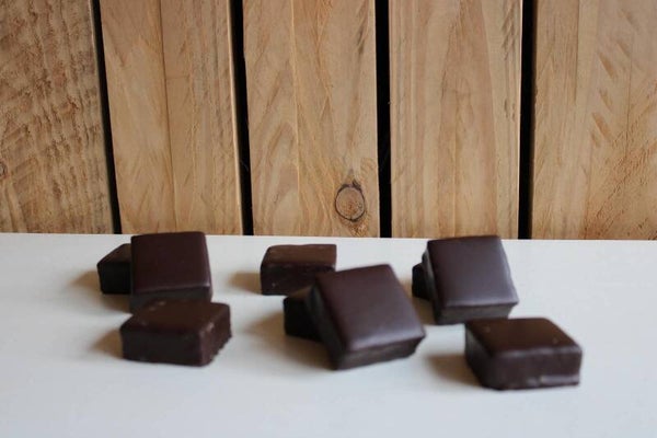 Antwerpse spekken pure chocolade - 8 stuks