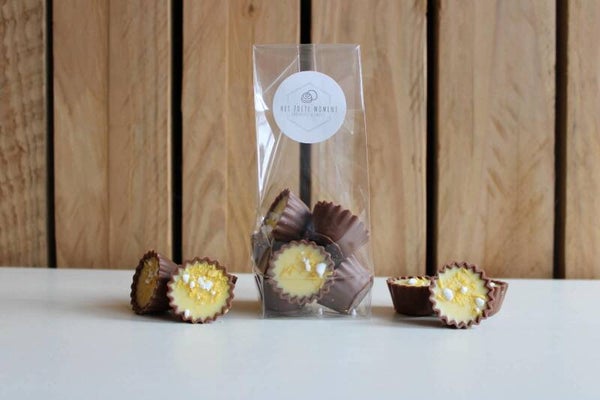 Melkchocolade cupje passievrucht