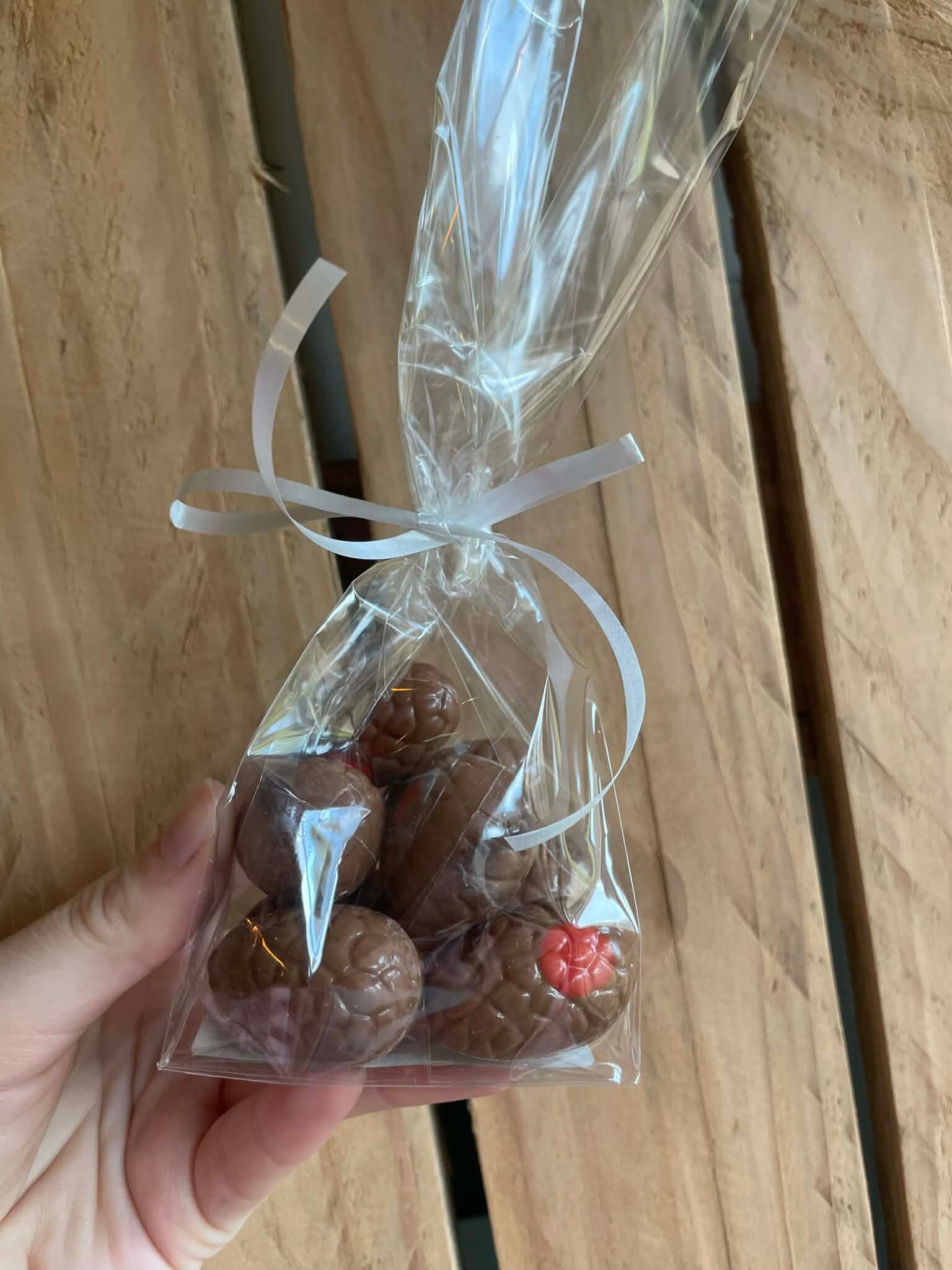 Mini eitjes praliné zeezout