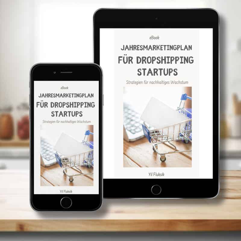 JAHRESMARKETINGPLAN für DROPSHIPPING-Startups: Strategien für nachhaltiges Wachstum - eBook - Autorin Yil Fluksik